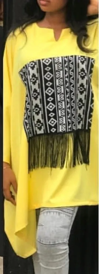 Afro Fringe Top