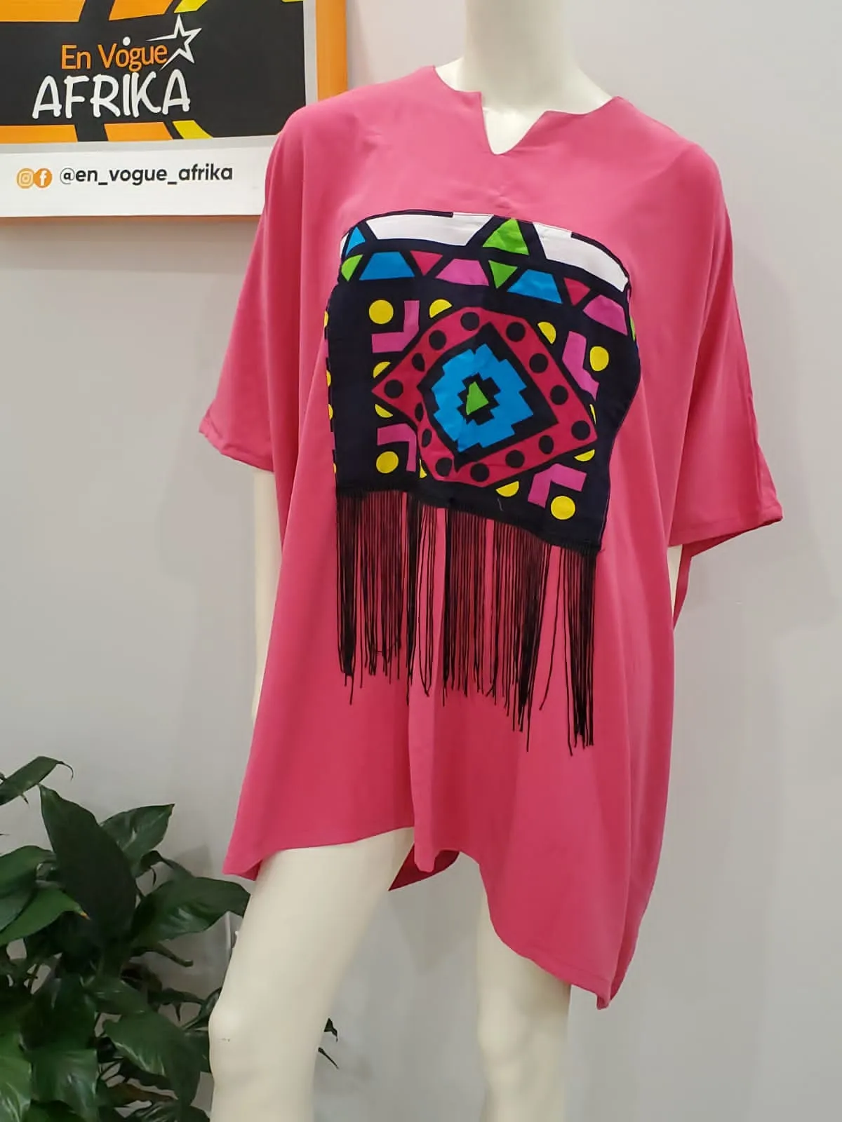 Afro Fringe Top