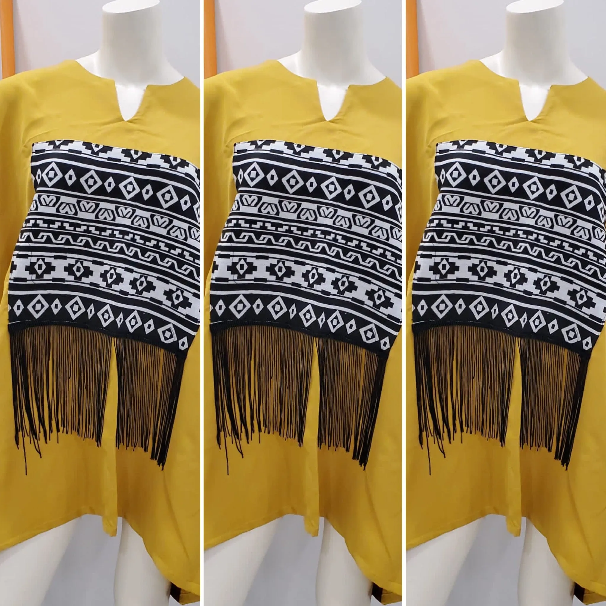 Afro Fringe Top