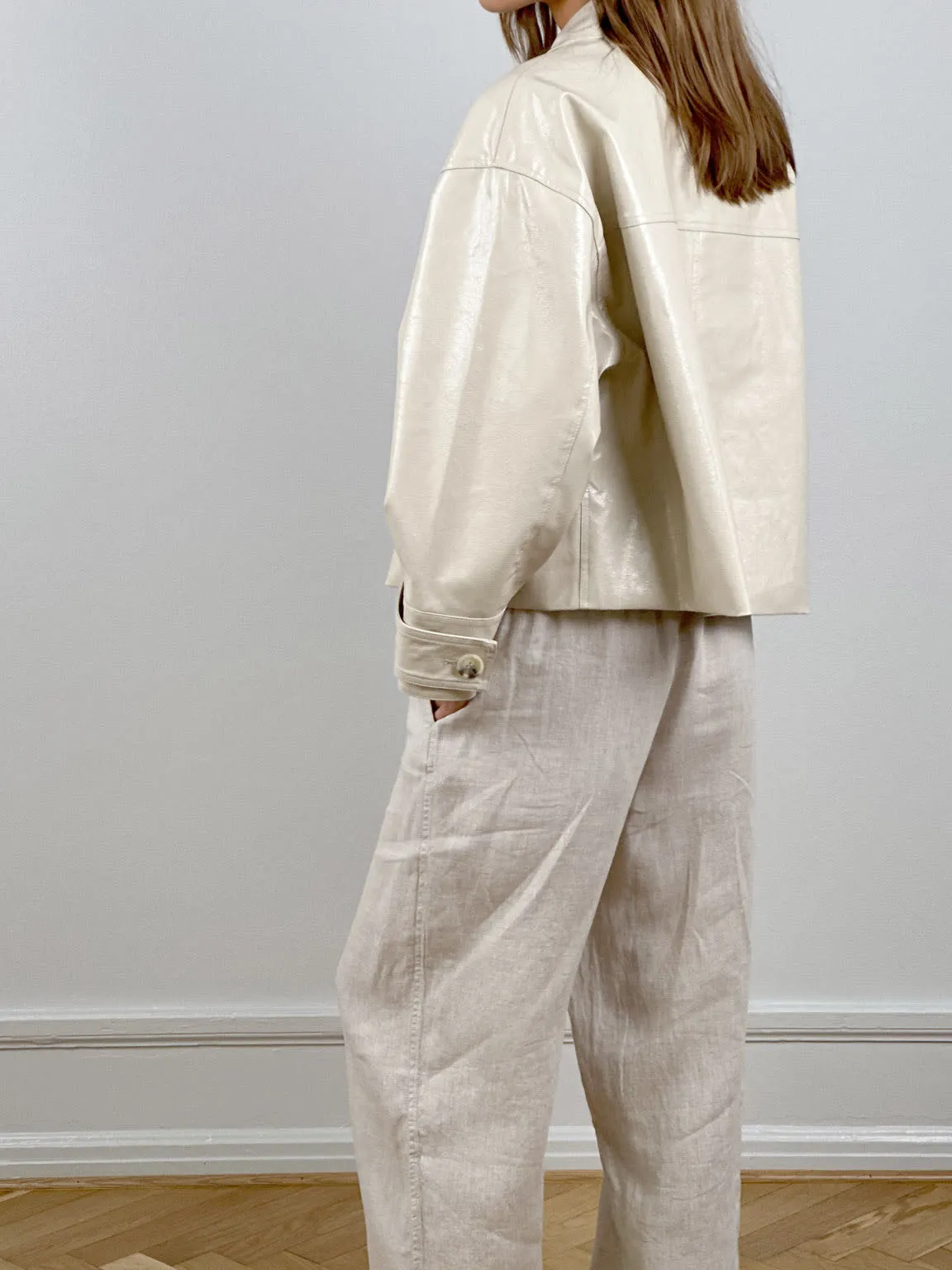 ANDY VEGAN JACKET  - CREME