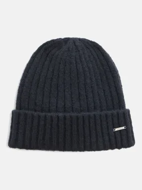 Antony Morato Men Navy Blue Solid Beanie