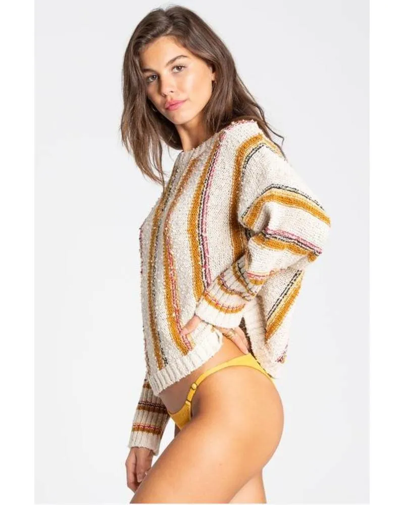 Billabong Women's Easy Going Cropped Sweater | White Cap