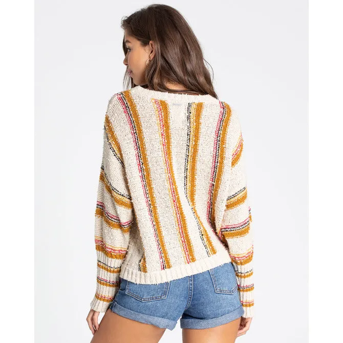Billabong Women's Easy Going Cropped Sweater | White Cap