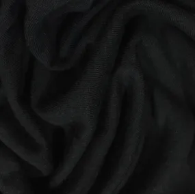 Black Bamboo/Merino Wool/Spandex Jersey Fabric