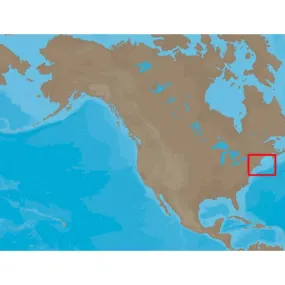 C-MAP NT  NA-C313 - Muscongus Bay-Cape May: Bathy - Furuno FP-Card
