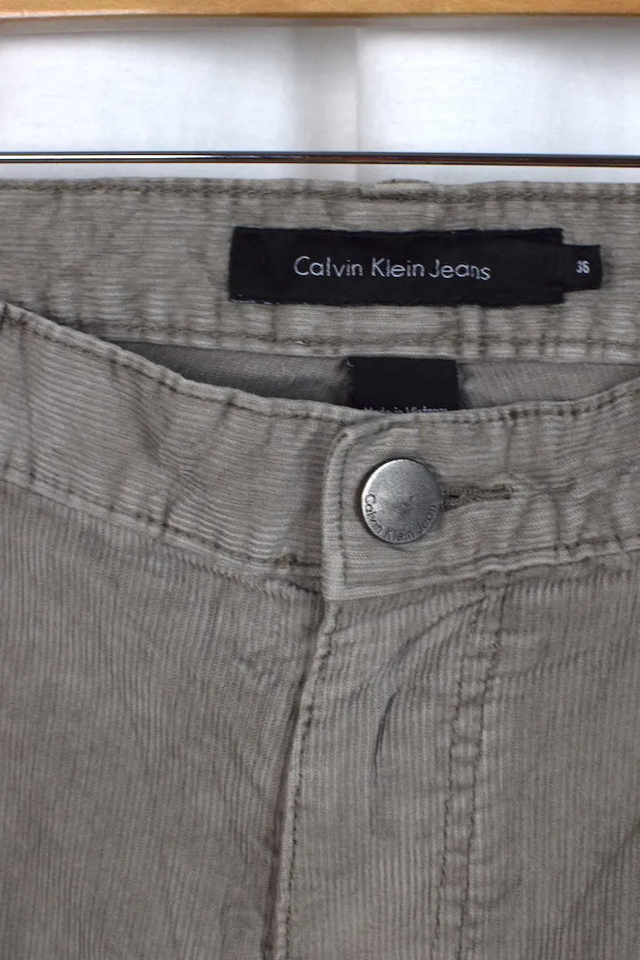 Calvin Klein Brand Corduroy Pants