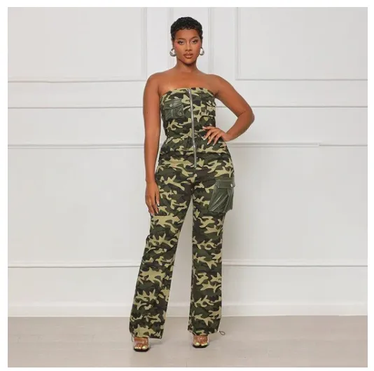 Camo Glam Jumpsuit