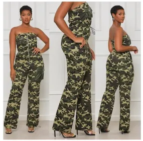 Camo Glam Jumpsuit