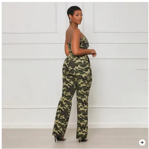 Camo Glam Jumpsuit