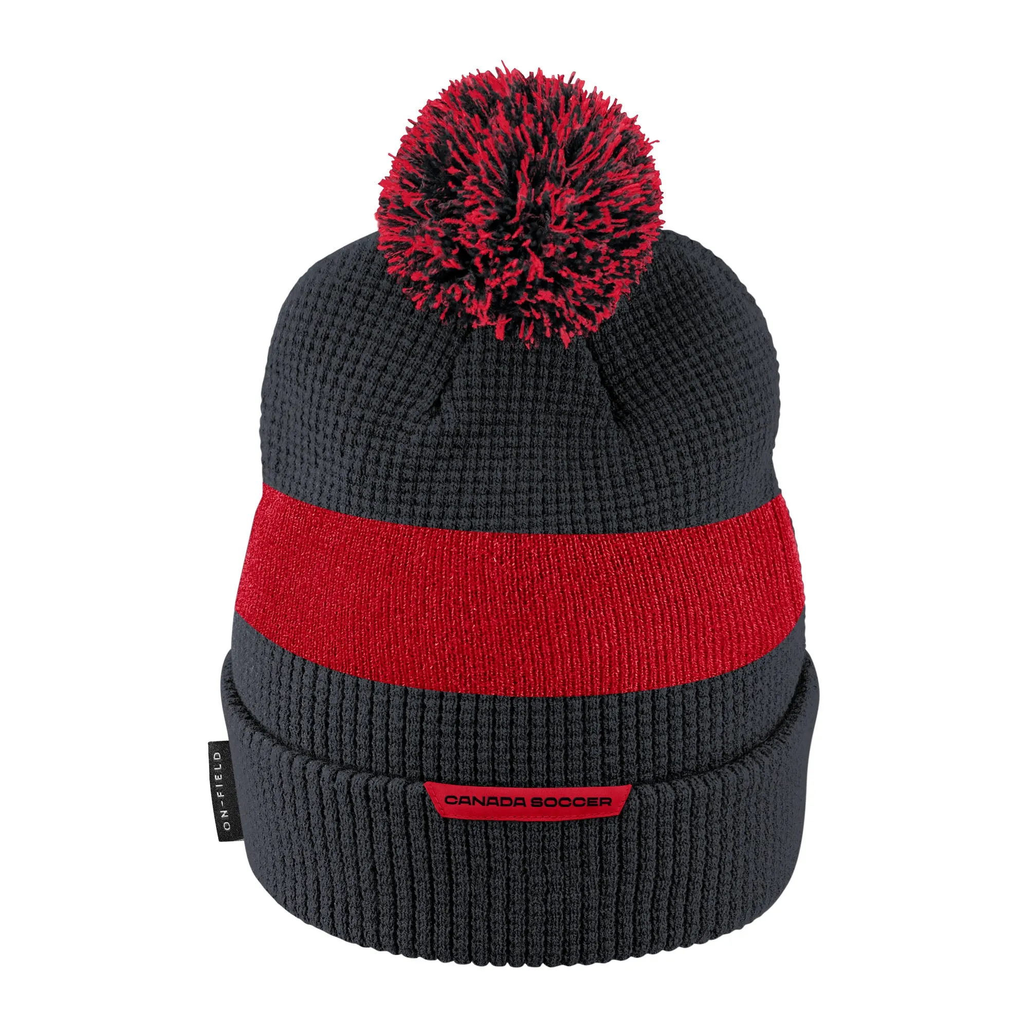 Canada Soccer National Team Nike Cuffed Pom Knit Toque - Red/Black