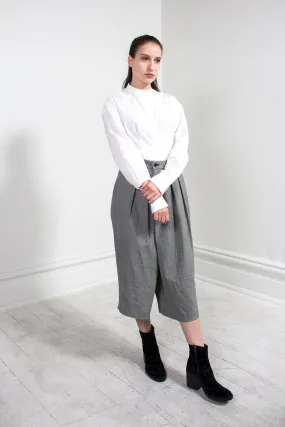 Check Cropped Pant