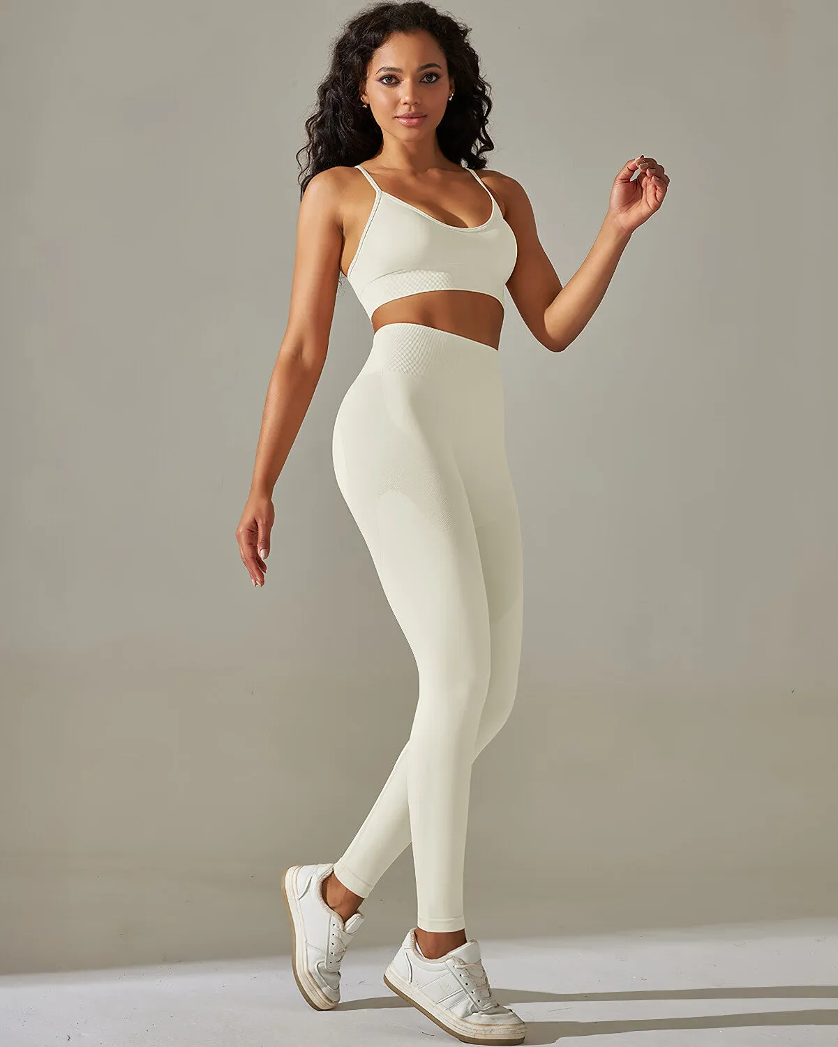 Cleo Seamless Leggings - White