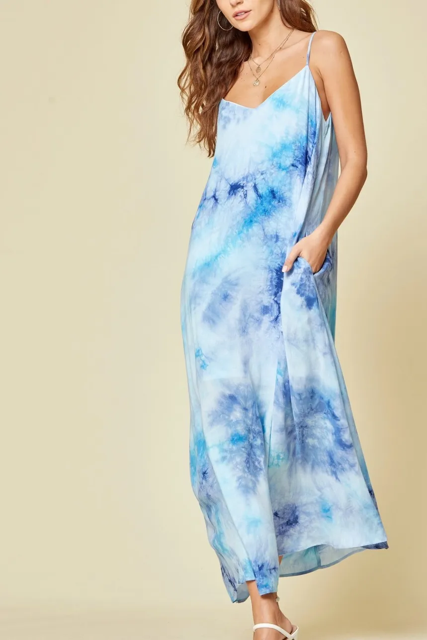 Cloud Nine Tie-Dye Maxi Dress