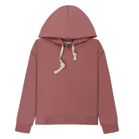 Coral Boxy Hoodie