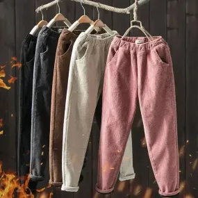 Cozy Corduroy Winter Pants