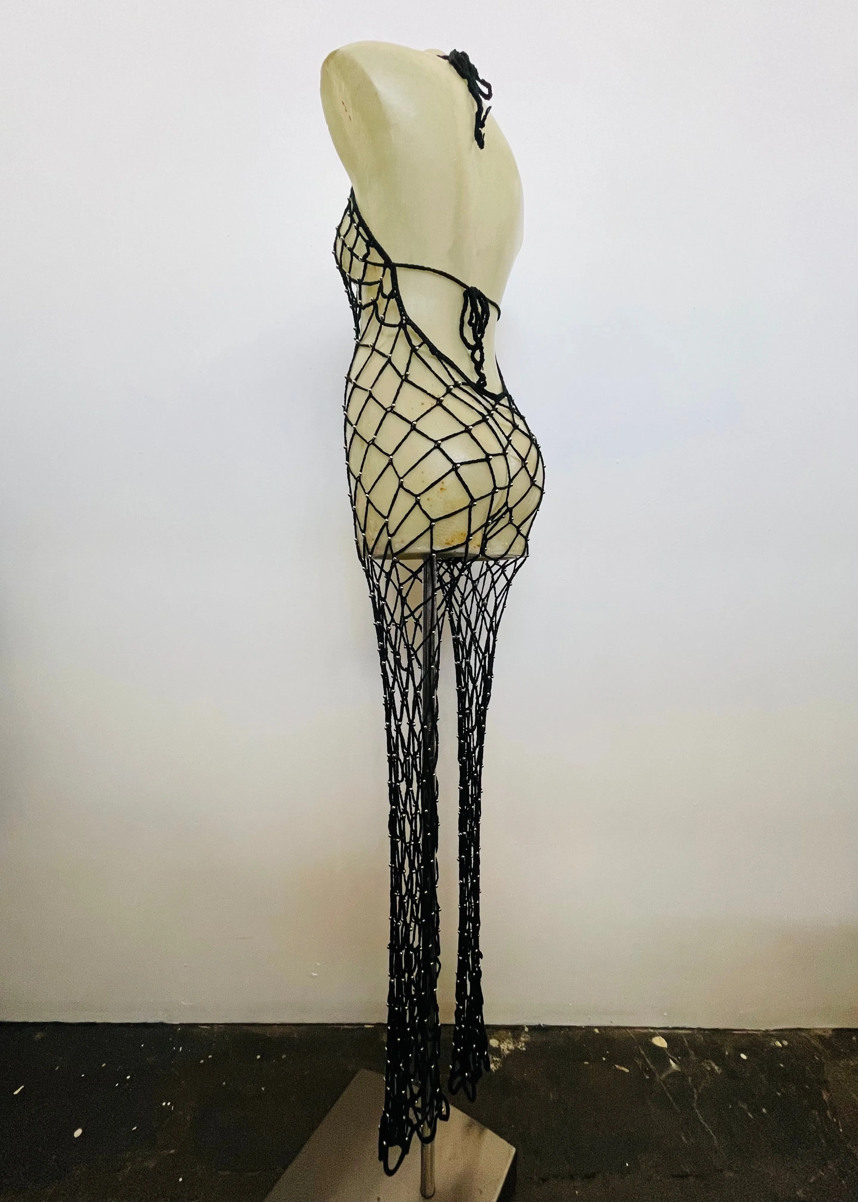 Crochet Embellished Flared Jumpsuit
