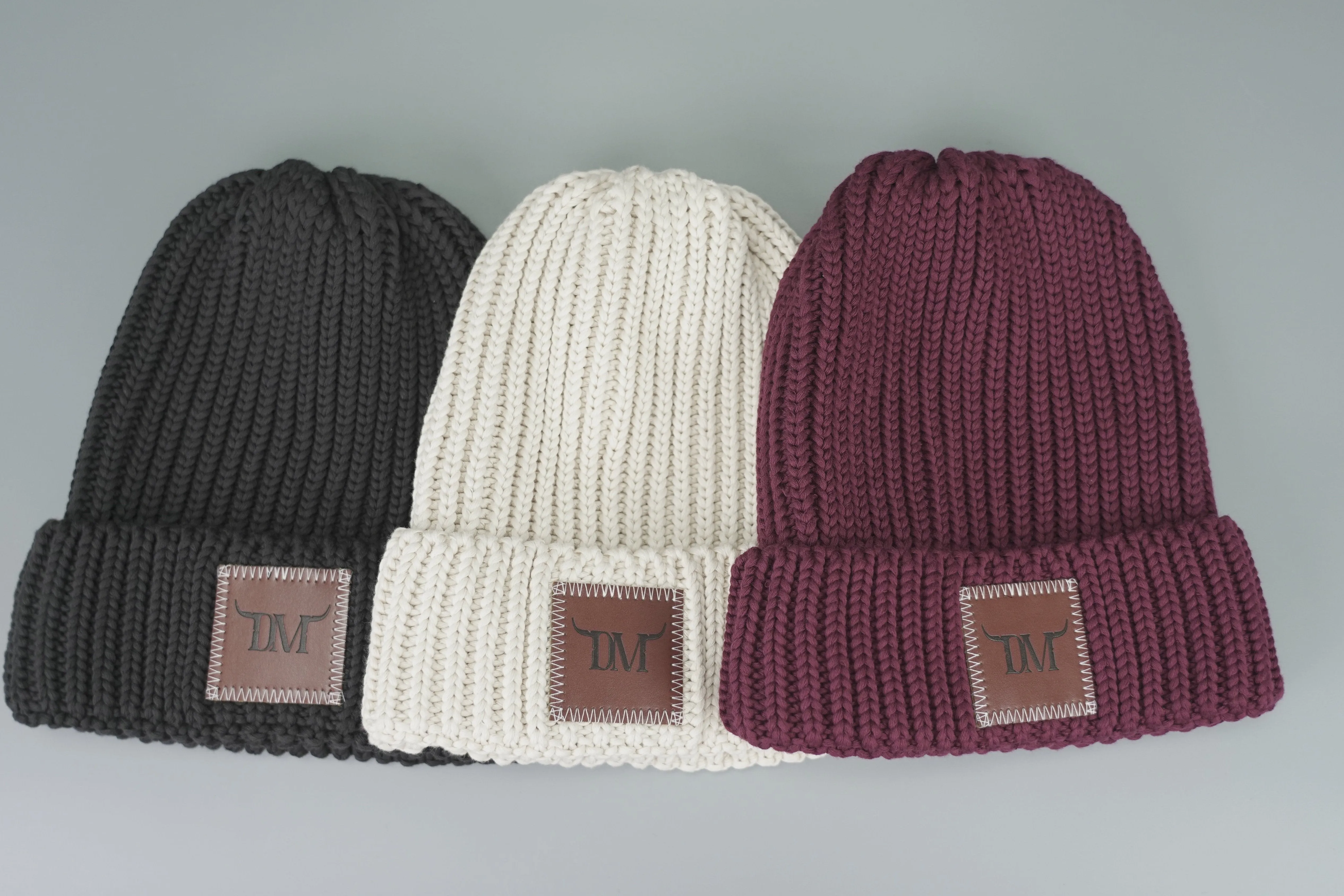 Dani Morgans Knit Logo Beanie