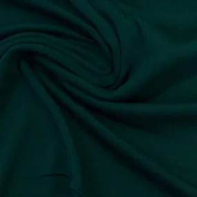 Dark Green 100% Washable Merino Wool Interlock Fabric