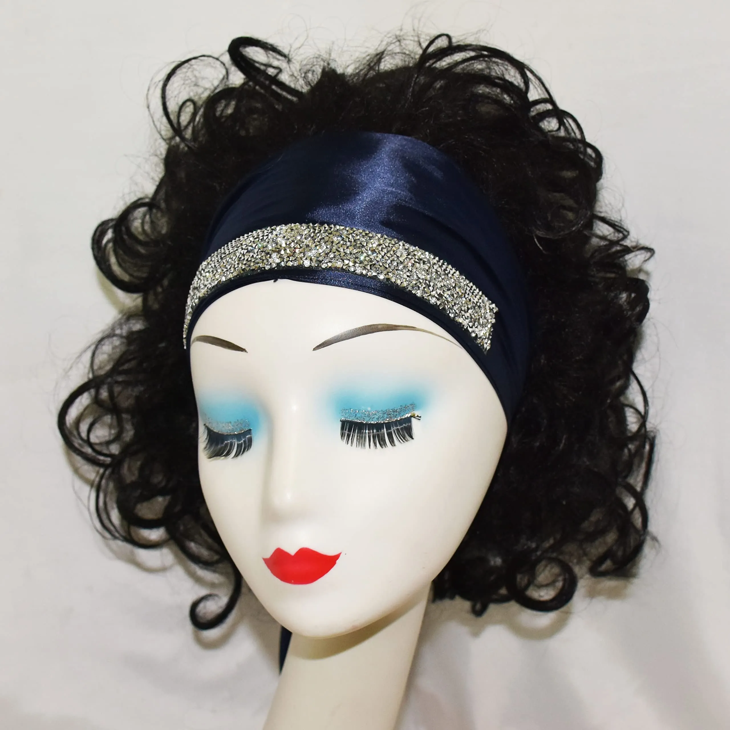 Edge Scarf with rhinestone