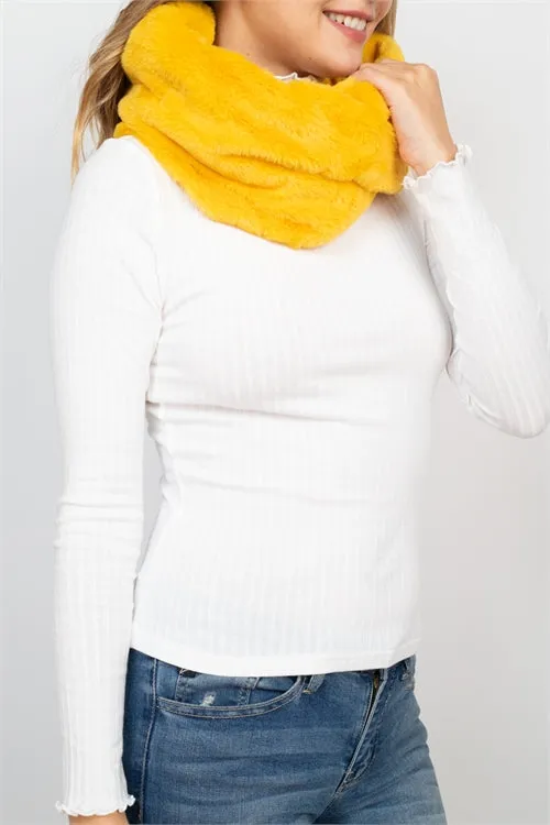 Faux Fur Infinity Scarf
