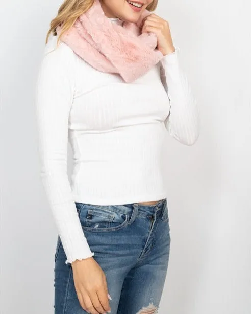 Faux Fur Infinity Scarf