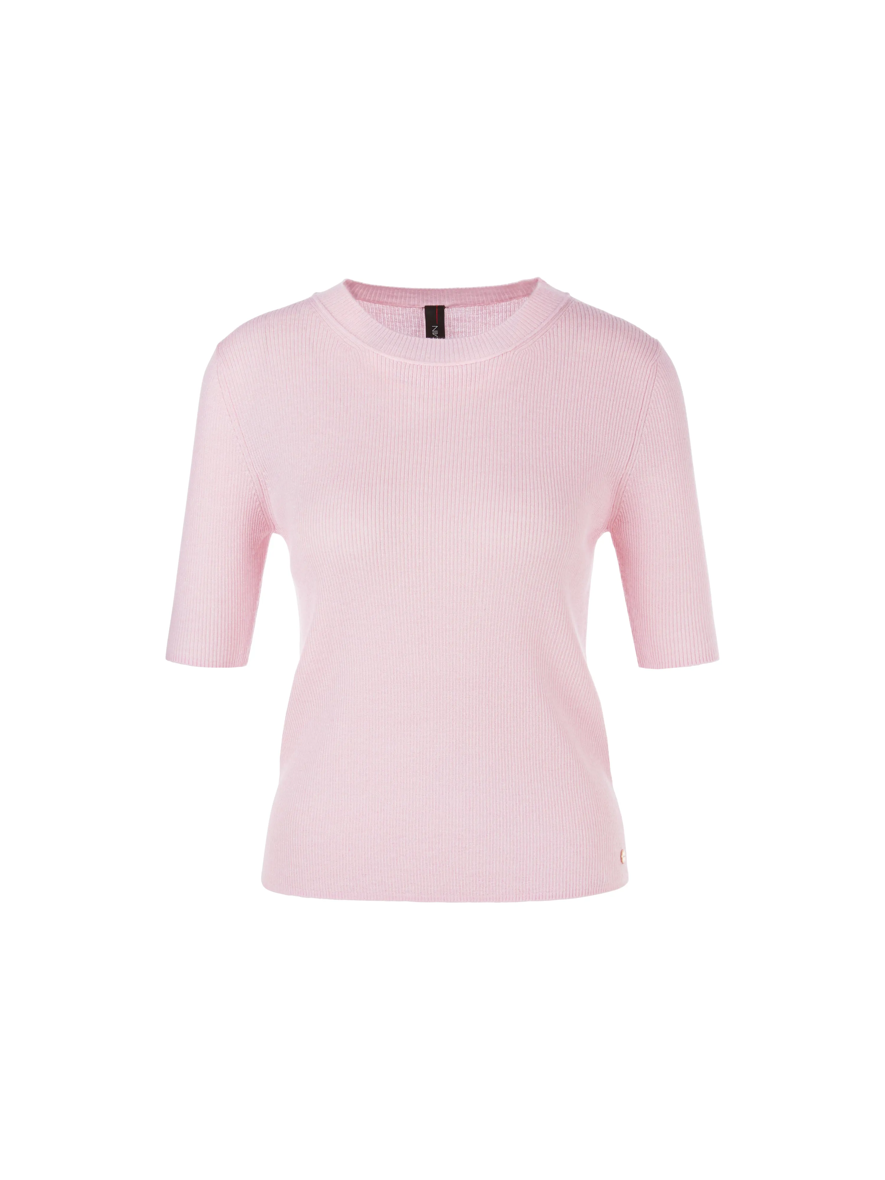 GLITTER WOOL SHORT SLEEVE SWEATER