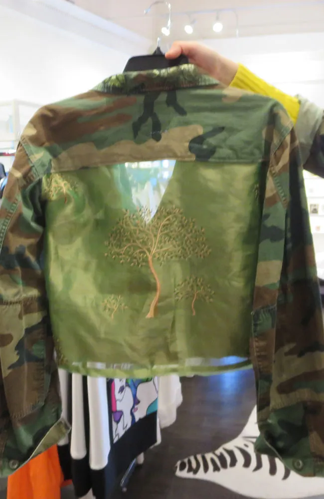 Gr Camo Cropped Tree