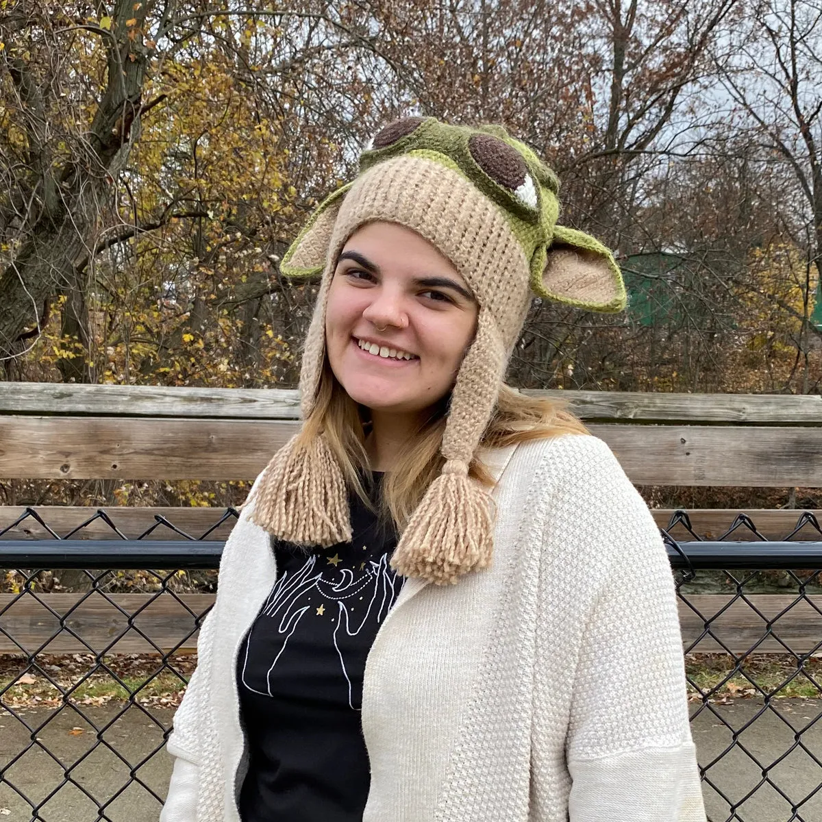 Hand Knit Yo Light Sword Master Hat