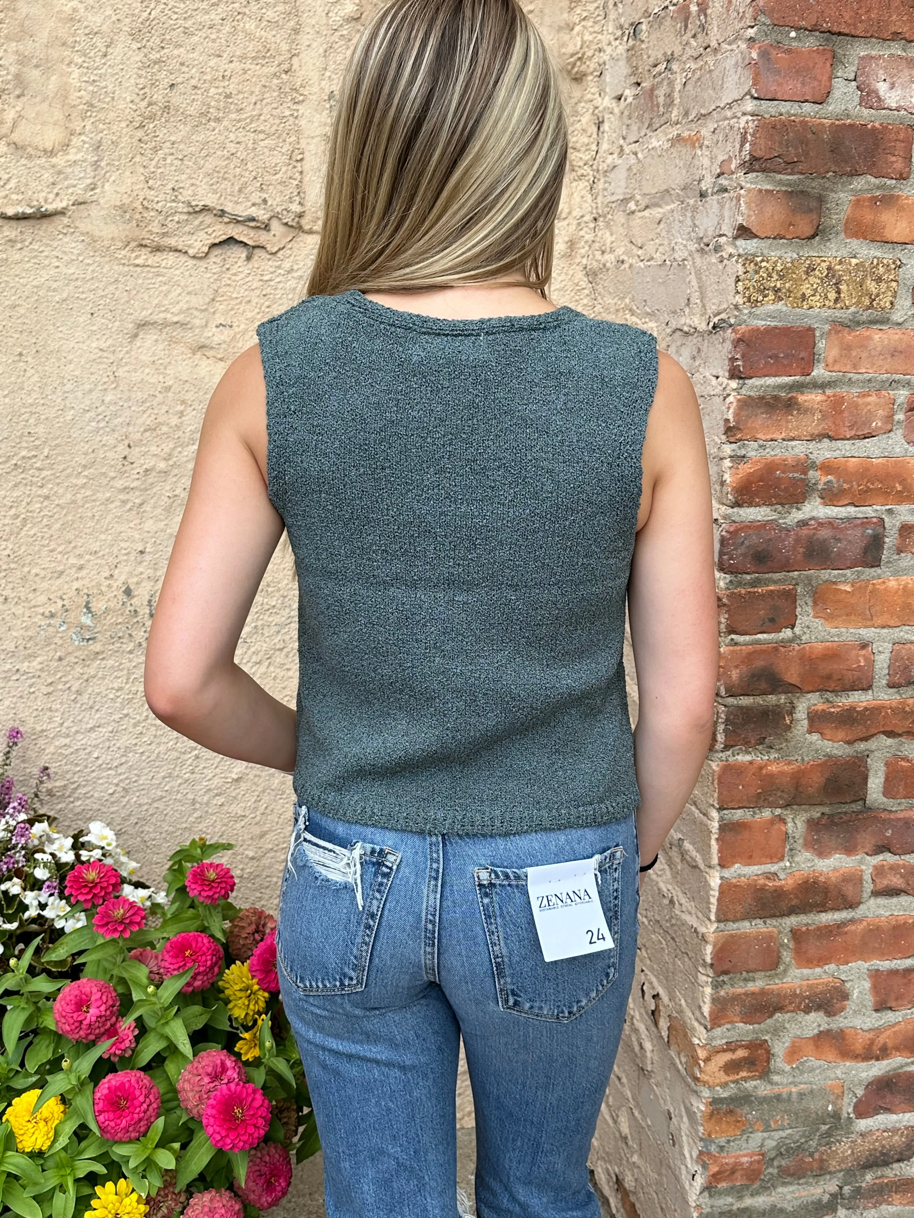 Holli Hook & Eye Sweater Vest