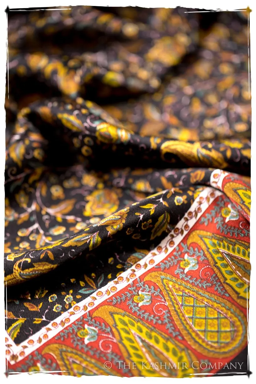 Isabélla of Hainault Cashmere Square Silk Scarf