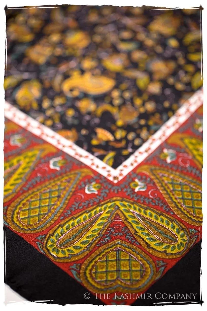 Isabélla of Hainault Cashmere Square Silk Scarf