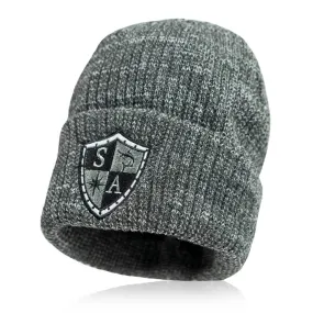 Kids SA Beanie | Wool | Mixed Grey PreOrder