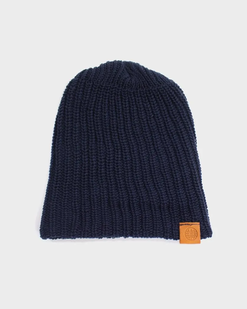 Kiriko Original Knit Cap, Navy, 6 ˝