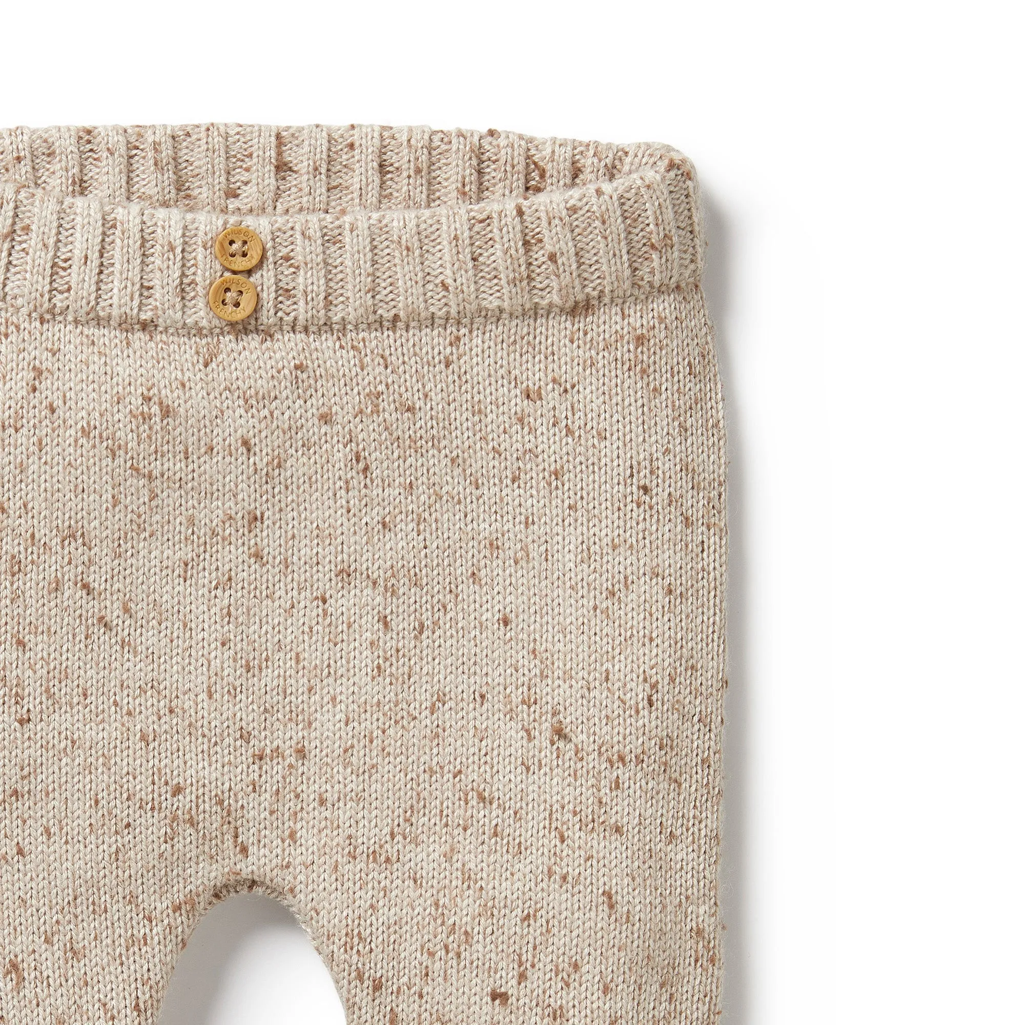 Knitted Legging | Almond Fleck