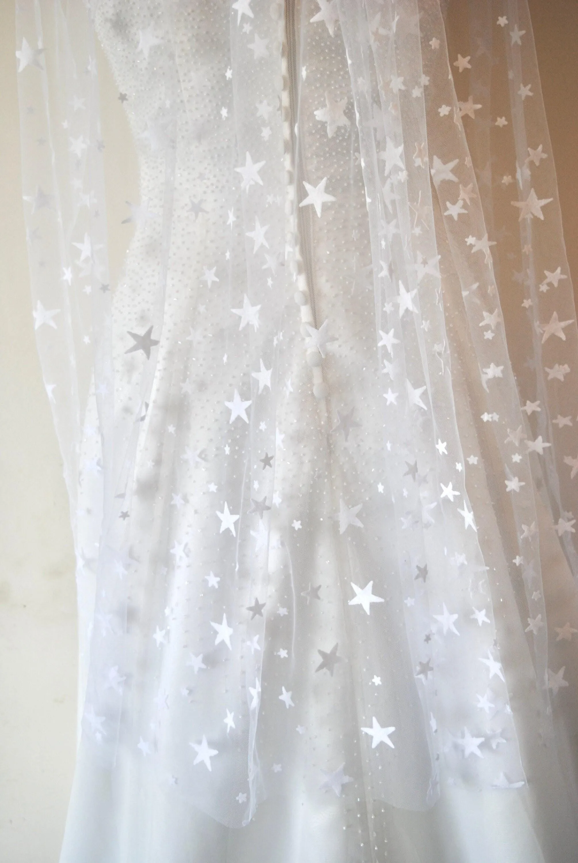 Light Ivory Celestial Bridal Veil