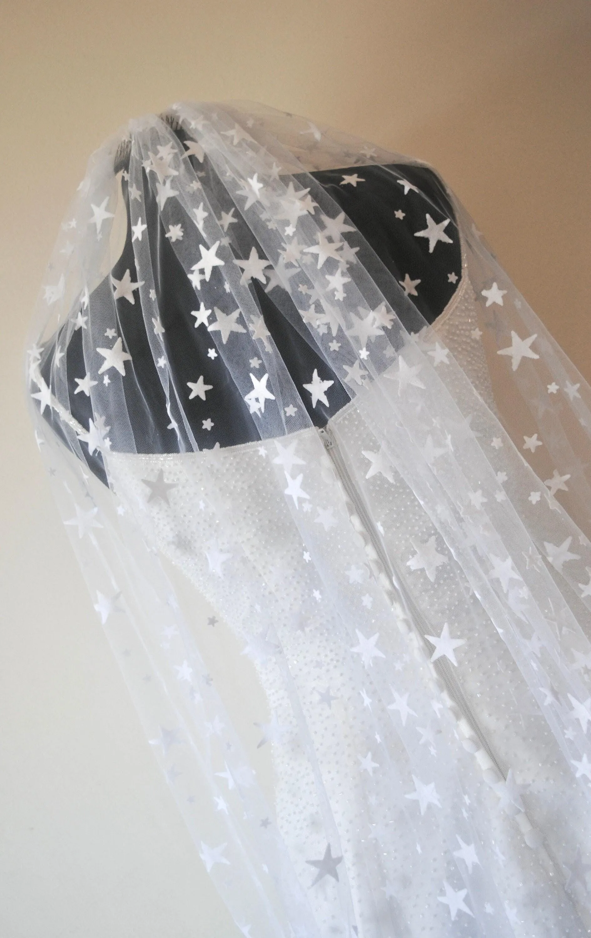 Light Ivory Celestial Bridal Veil