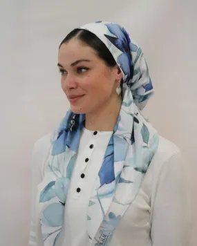 Lilly Blue Pretied Scarf