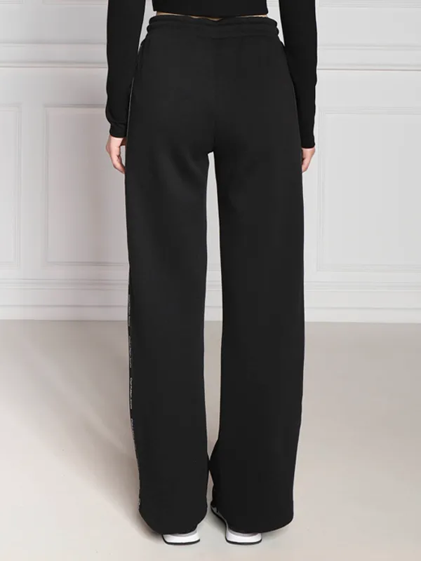 Logo Piping Wide Leg Pants