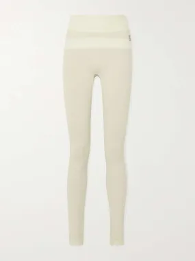 Merino wool-blend ski leggings