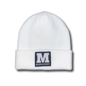 Middlebury Cuff Knit Hat (White)