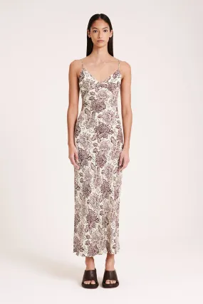 MISI CUPRO SLIP DRESS