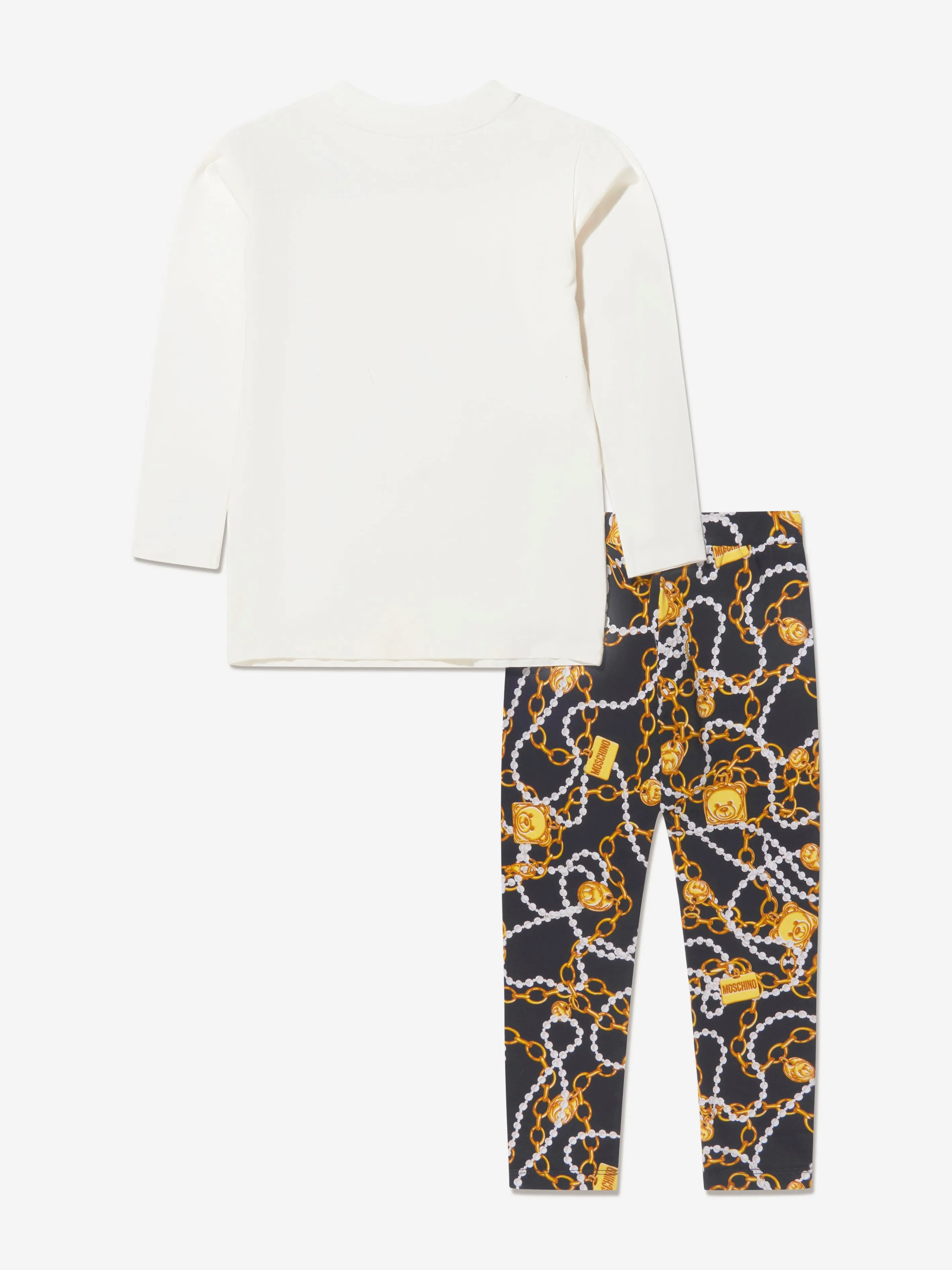 Moschino Girls Maxi T-Shirt And Leggings Set