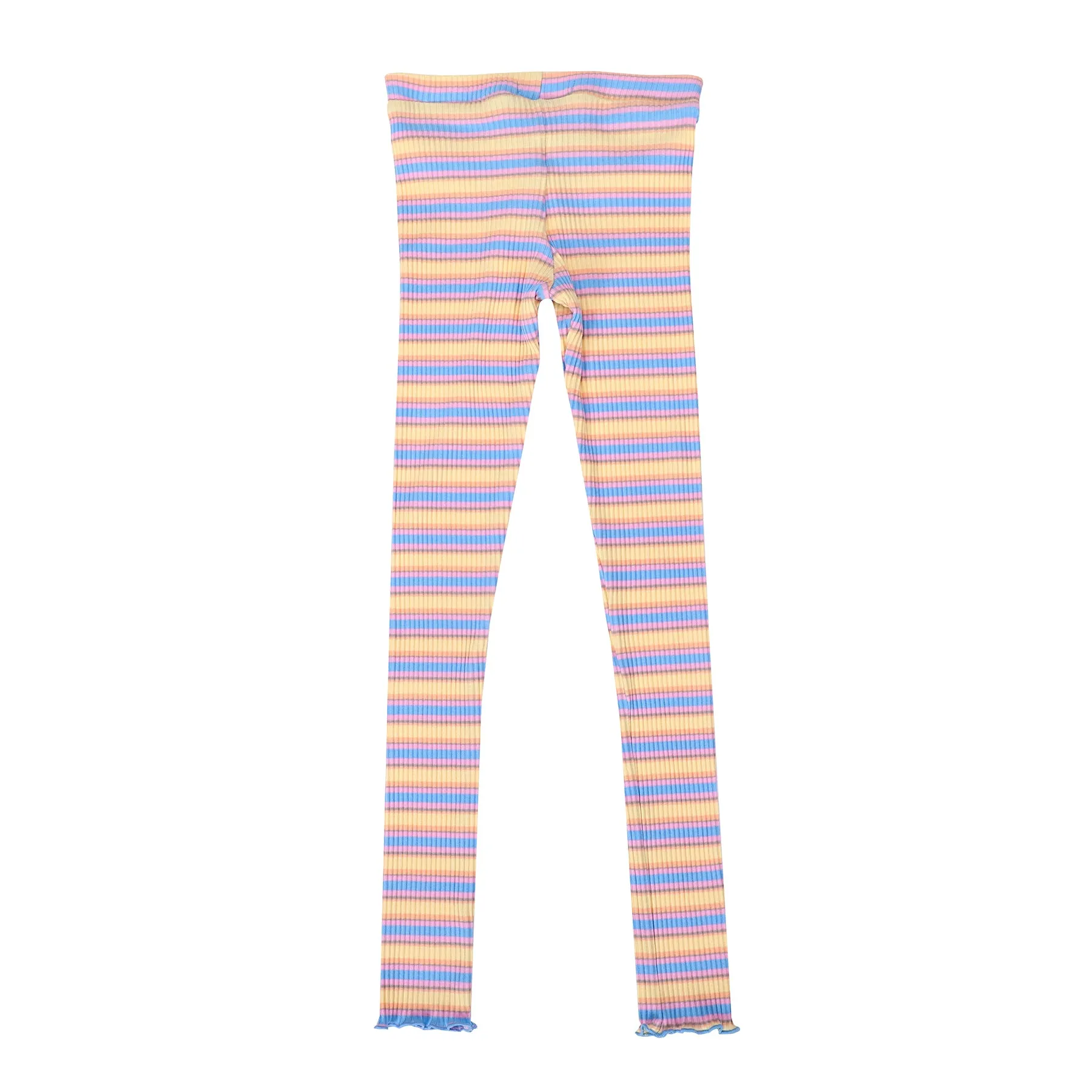 NATALIA-LEGGINGS-KIDS - YELLOW ROSE BLUE STRIPE