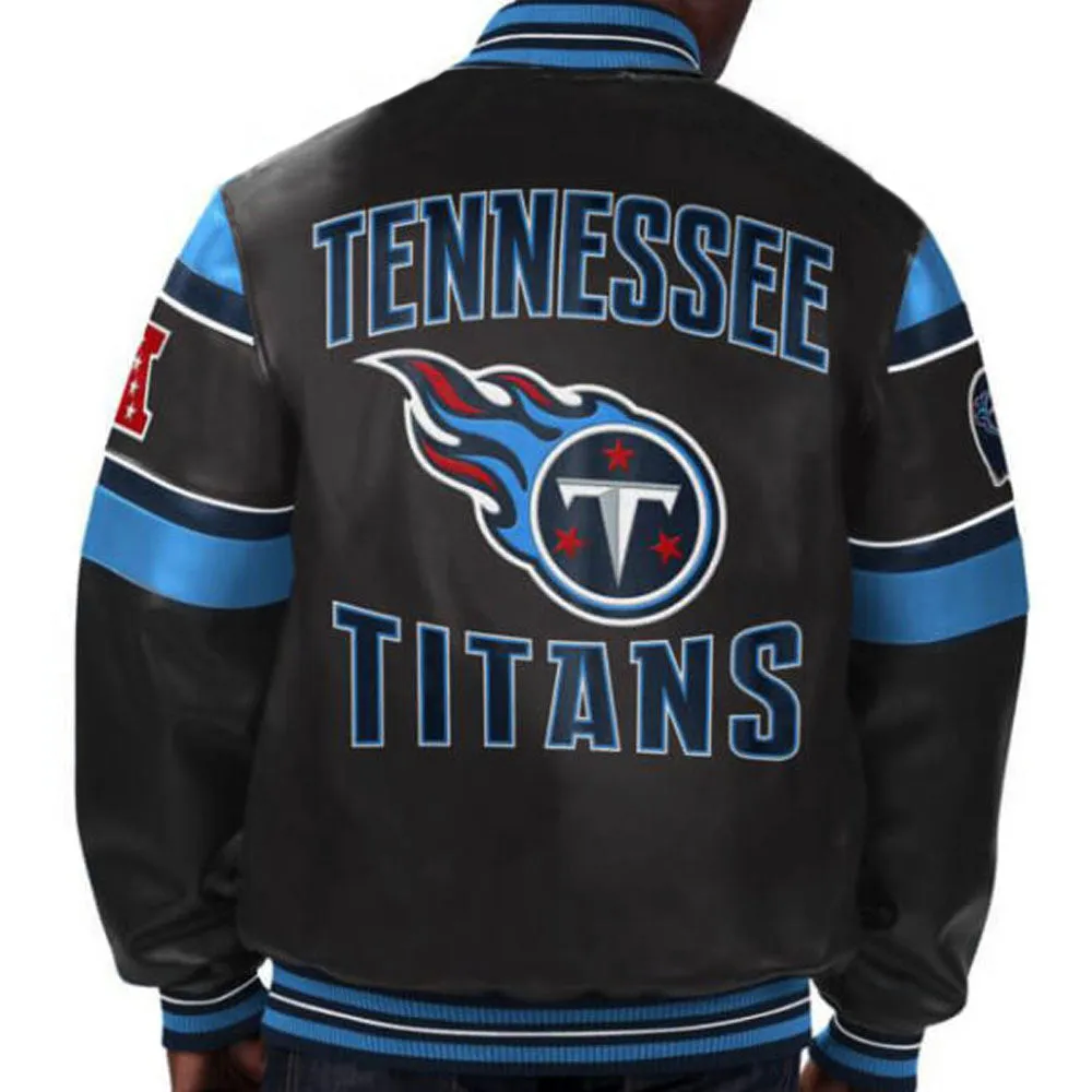 NFL Tennessee Titans Leather Jacket For Men and Women