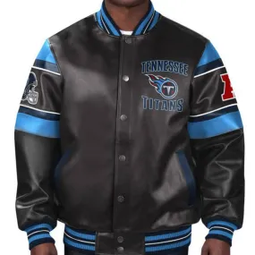 NFL Tennessee Titans Leather Jacket For Men and Women