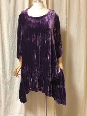 Nicole Top Velvet with Flower Detail