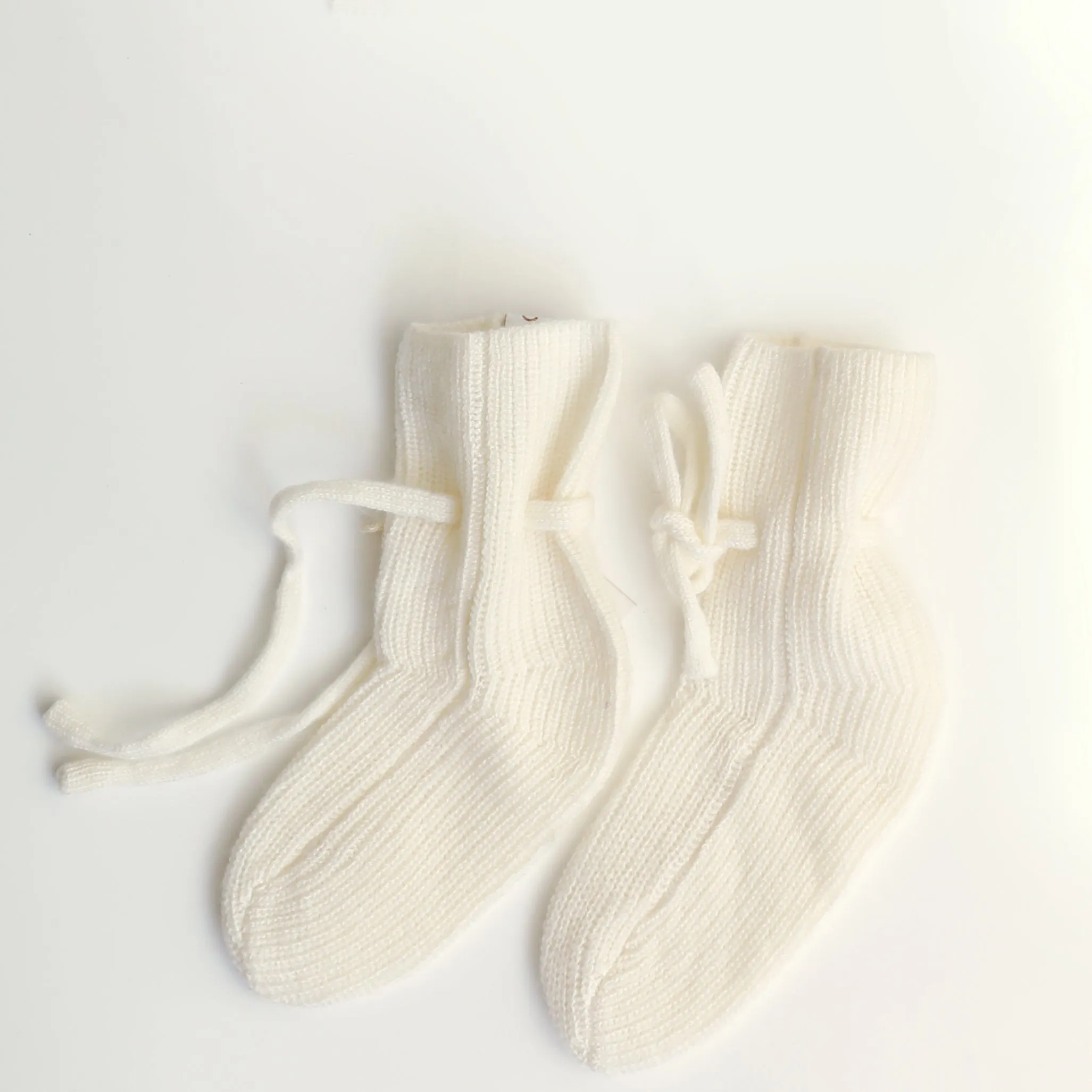 Off White Knit  Onesie 3 Pc Set