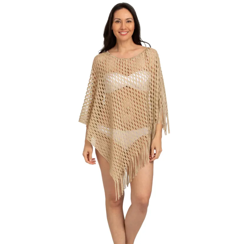 Open Mesh Poncho