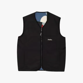 PARLEZ | Amisk Reversible Gilet | Black