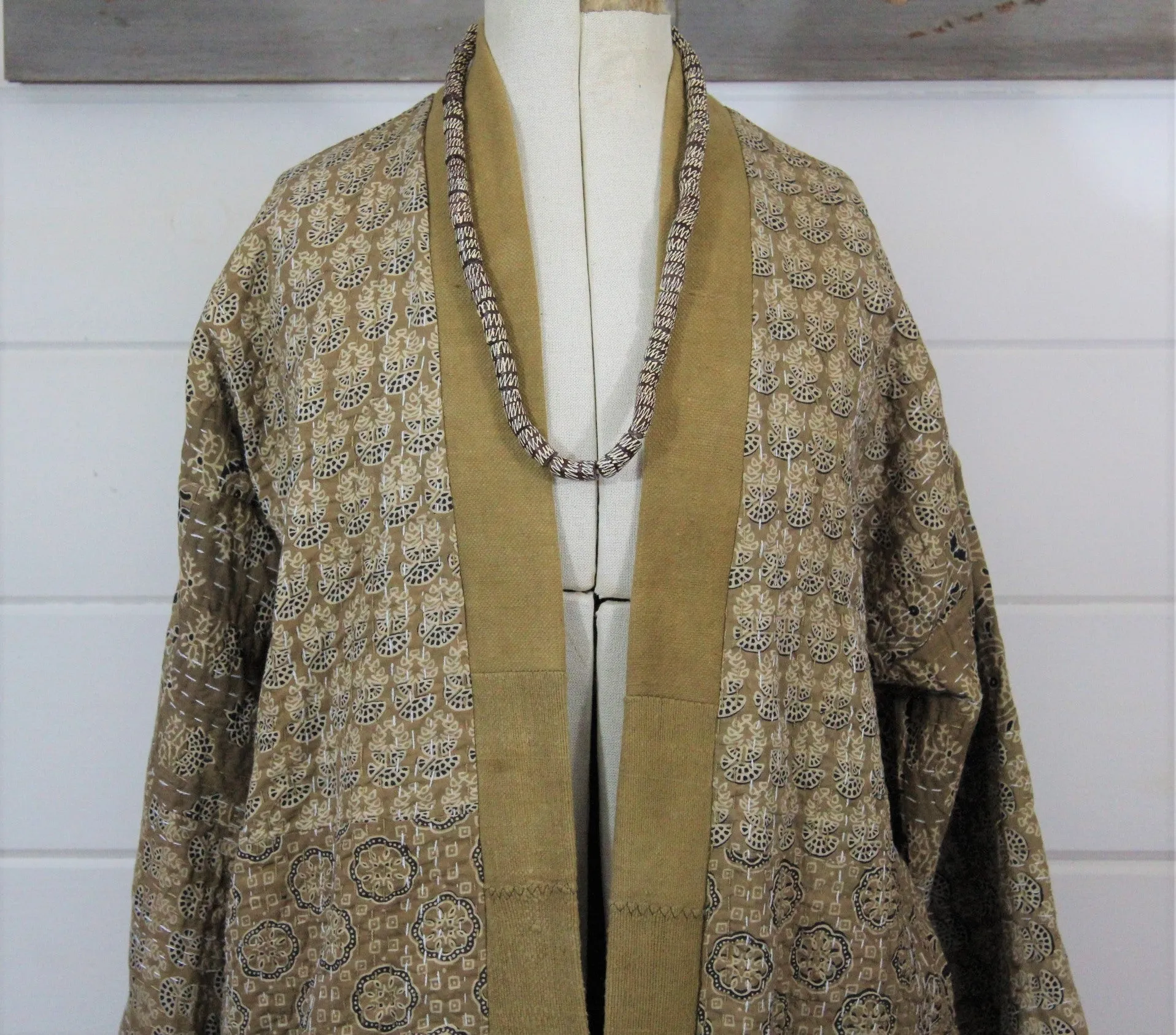 Patchwork Kantha Quilt Jacket